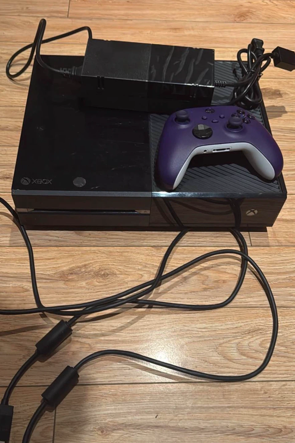 Xbox One Console with Controller and Power Brick