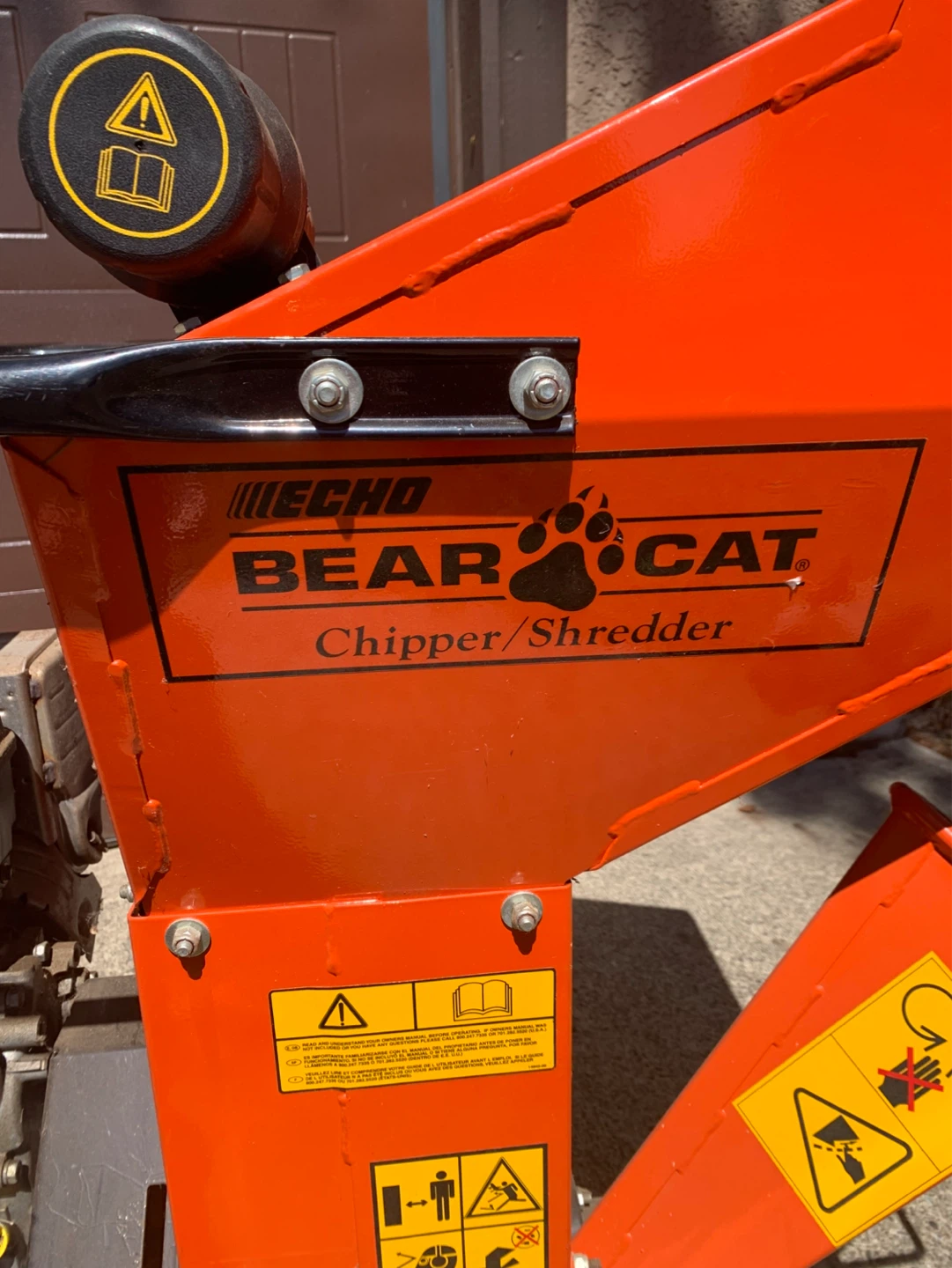 Echo Bear Cat Chipper/Shredder Model 70080 - photo 2