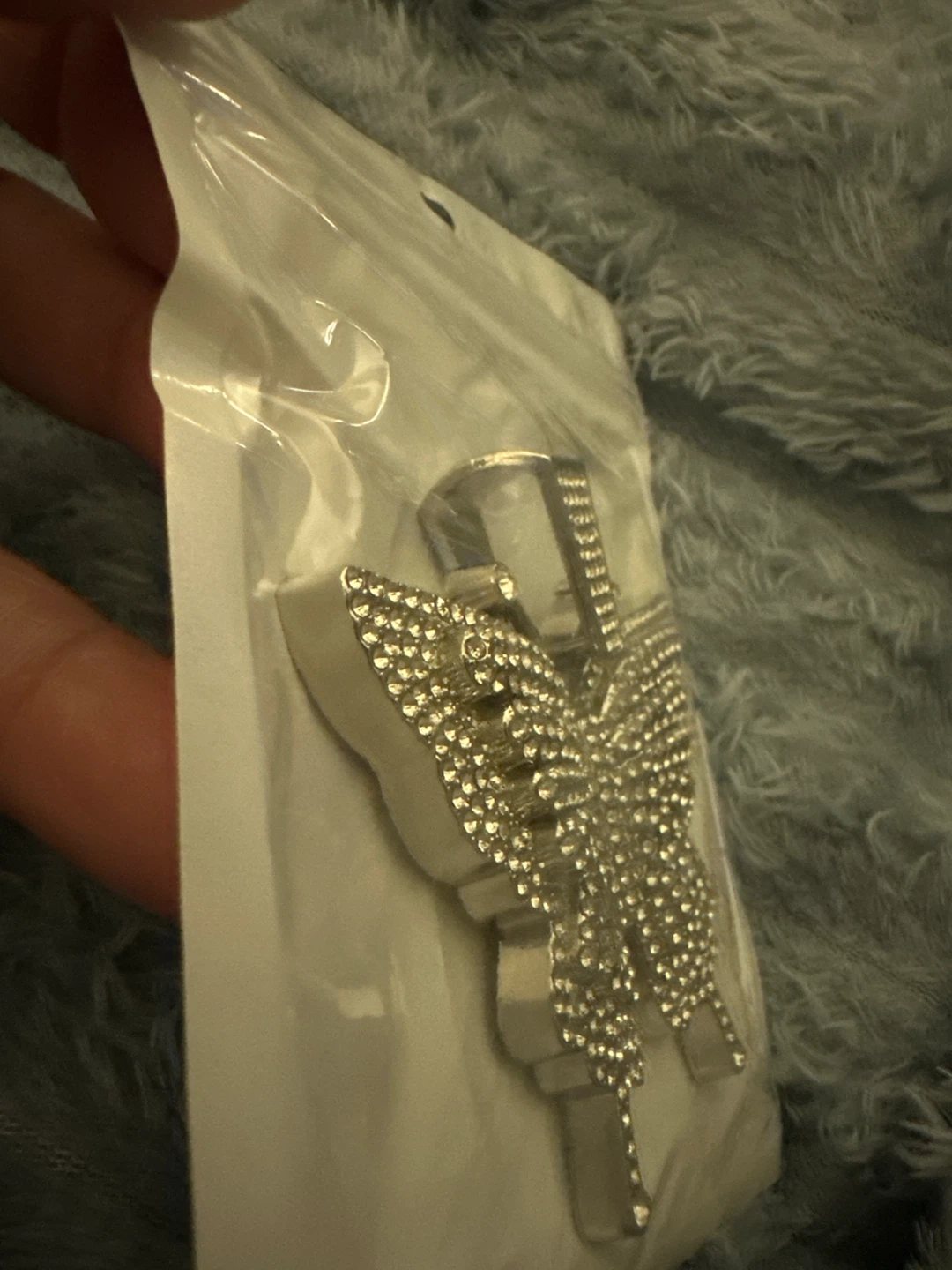 Rhinestone Butterfly Pendant - photo 4
