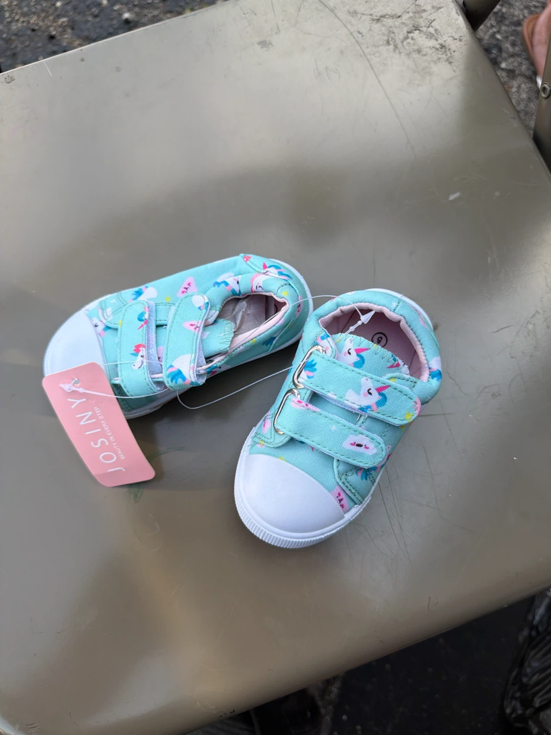 Josiny Blue Unicorn Sneakers Toddler Size 5