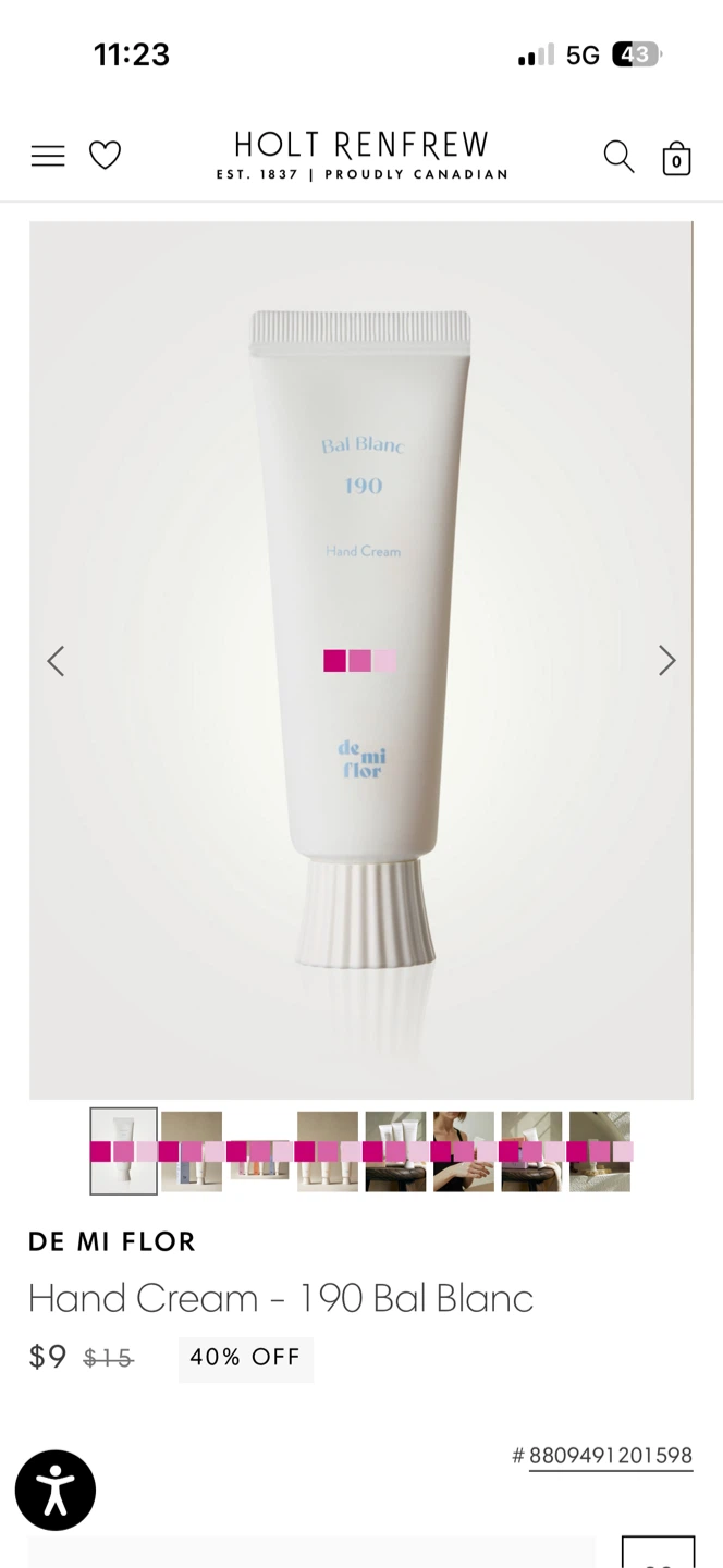 de mi flor Hand Cream - 190 Bal Blanc - photo 2