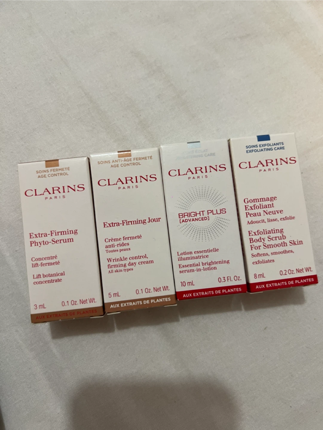 Clarins Skincare Sample Set