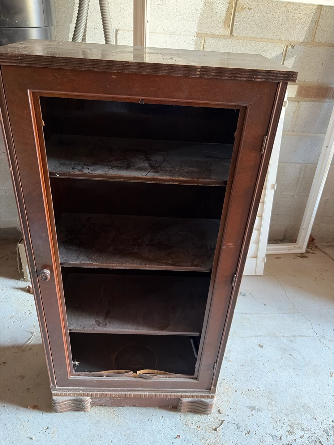 Bookshelf, solid wood antique