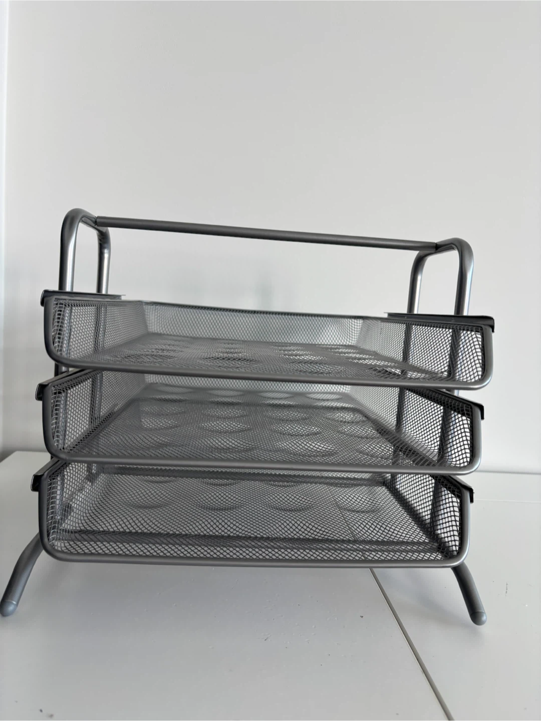 3-Tier Mesh Desk Organizer Tray