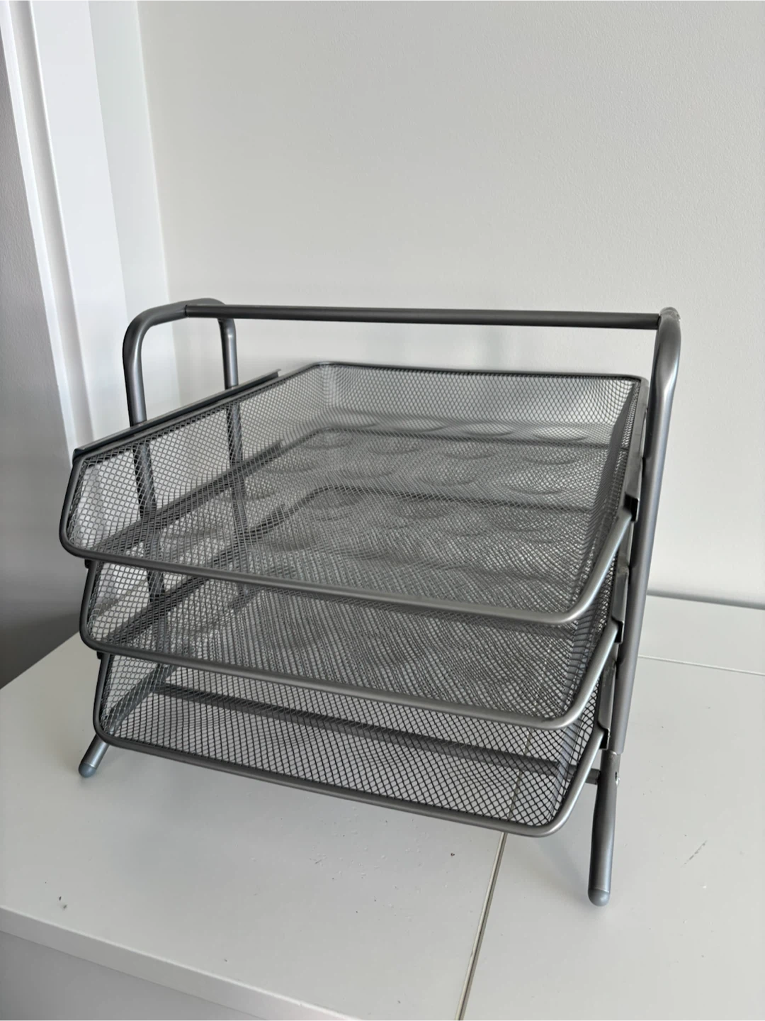 3-Tier Mesh Desk Organizer Tray - photo 2