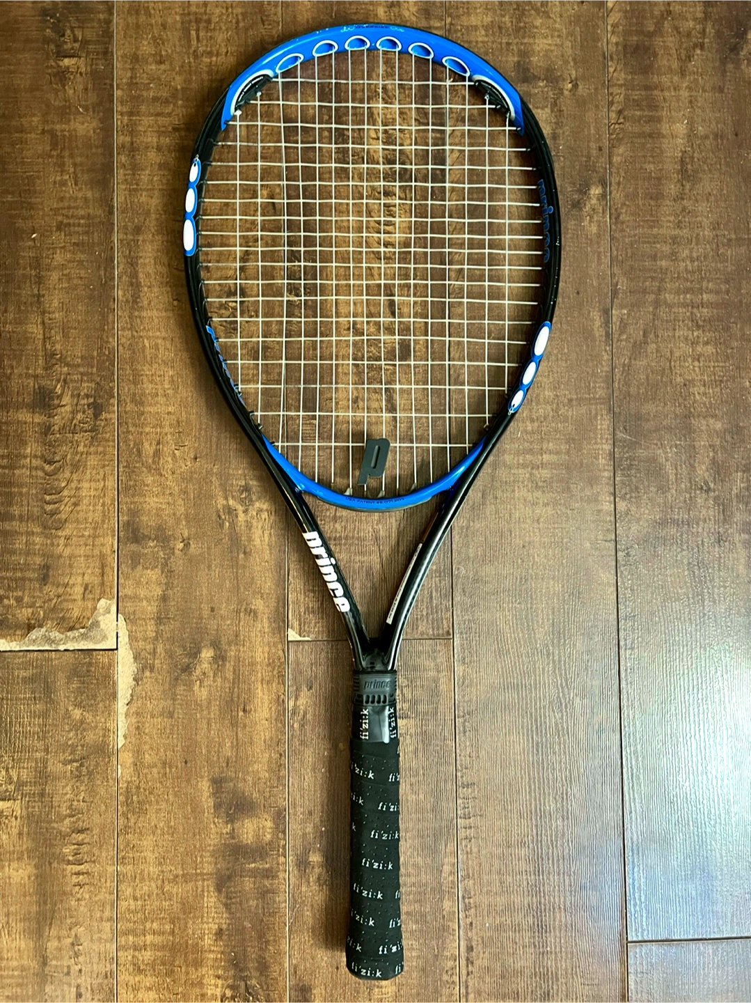 PRINCE Hybrid Shark O3 OS 110 Tennis Racquet 43/8 Luxilon