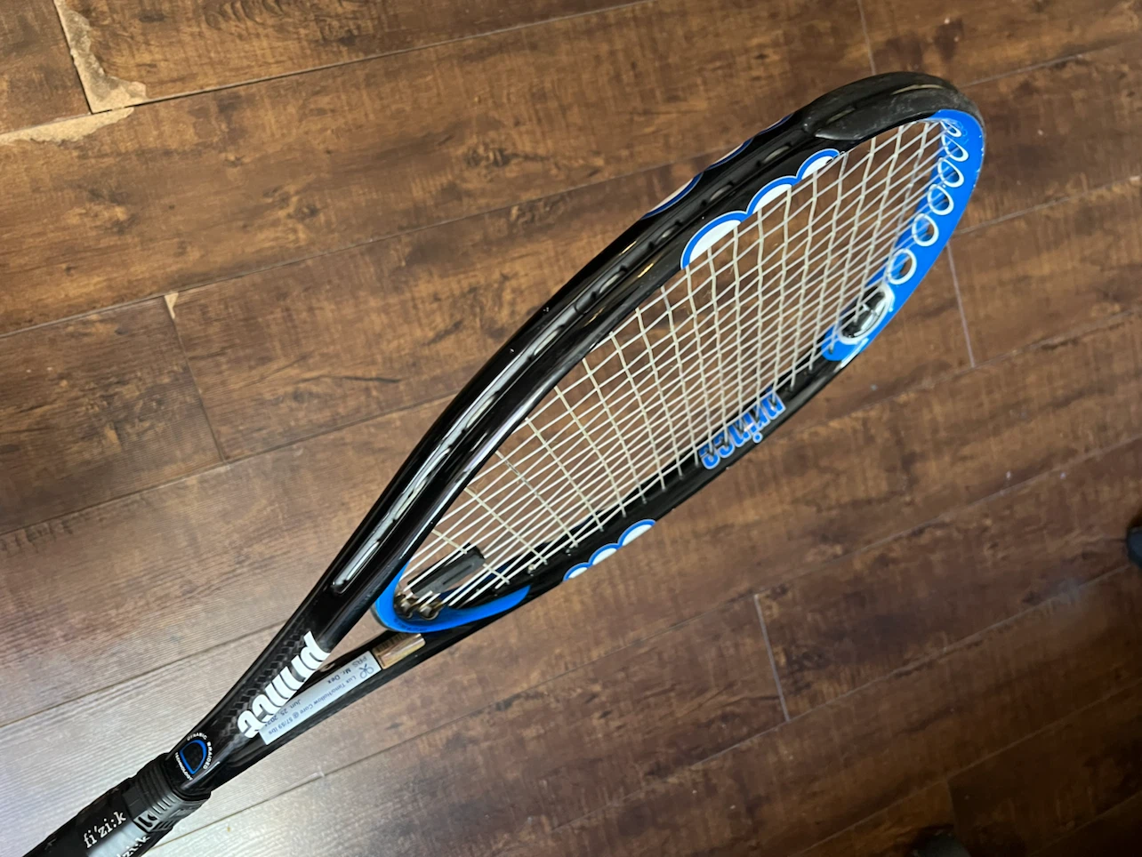 PRINCE Hybrid Shark O3 OS 110 Tennis Racquet 43/8 Luxilon - photo 4