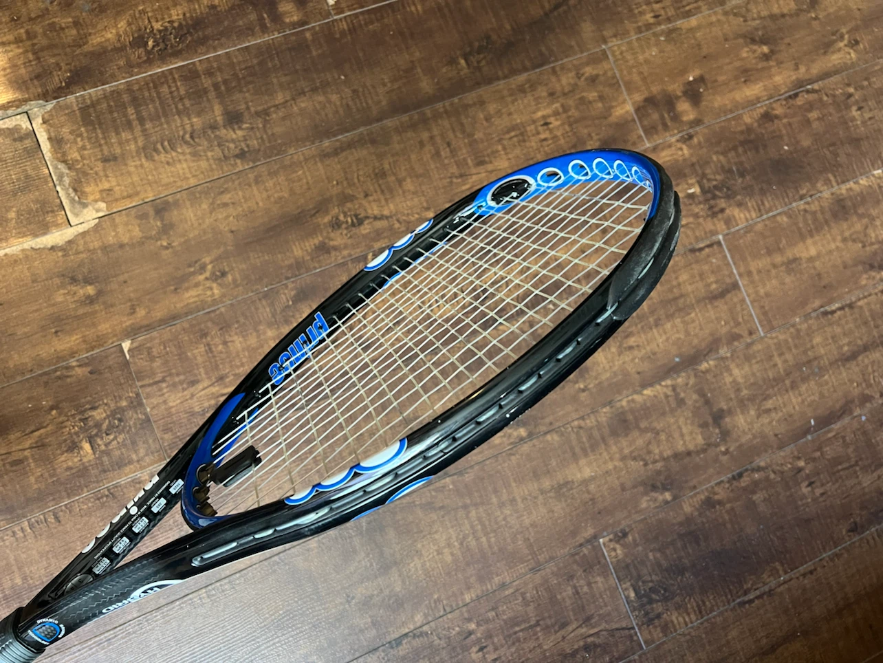 PRINCE Hybrid Shark O3 OS 110 Tennis Racquet 43/8 Luxilon - photo 5
