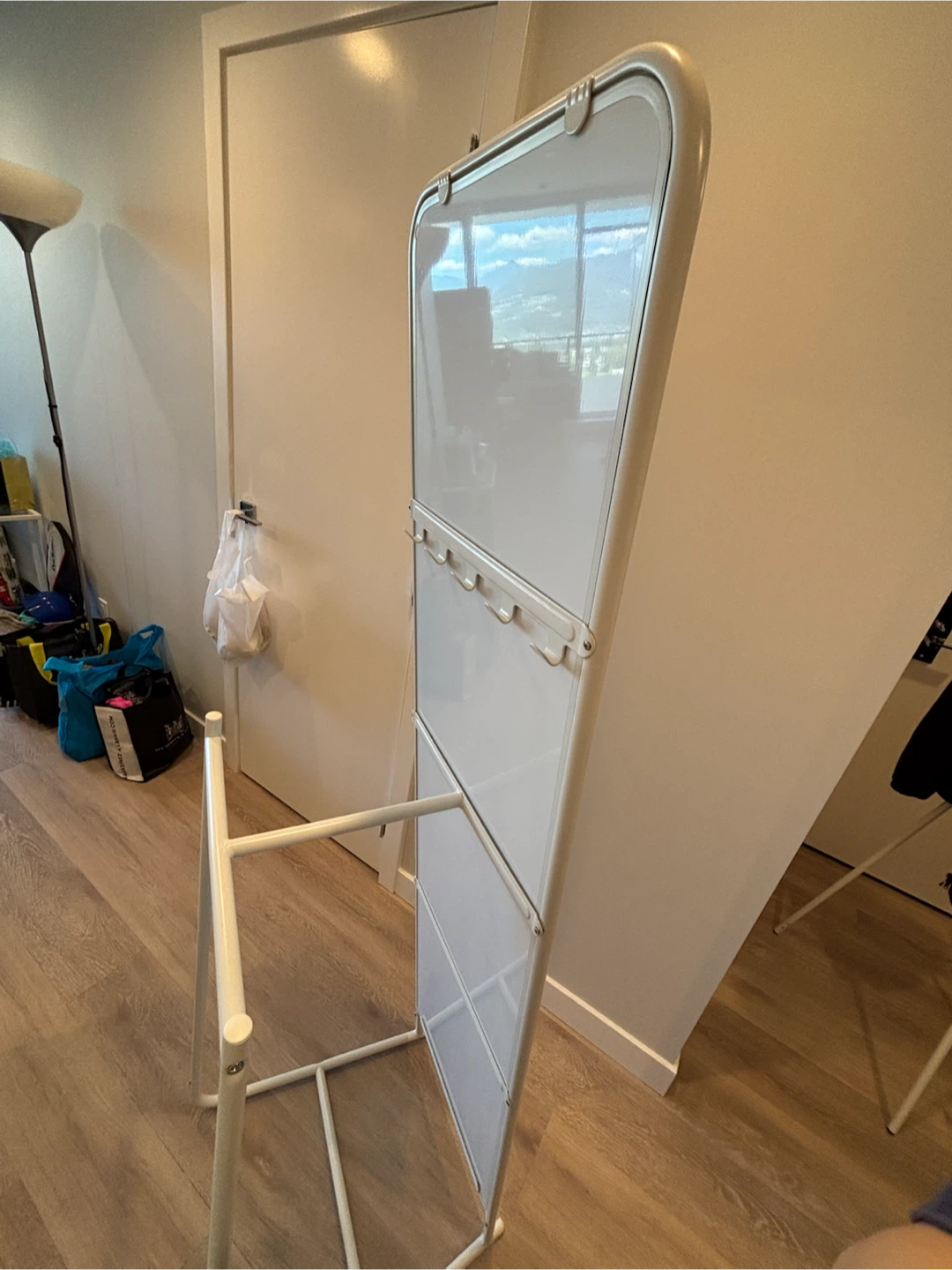 IKEA KNAPPER Standing Mirror, White 48x160 cm - photo 3