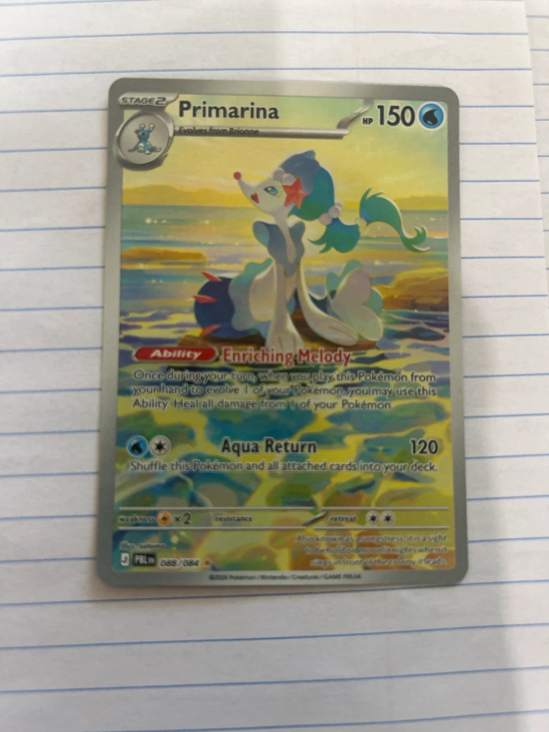 Pokemon Primarina & Charizard Trading Cards - photo 3