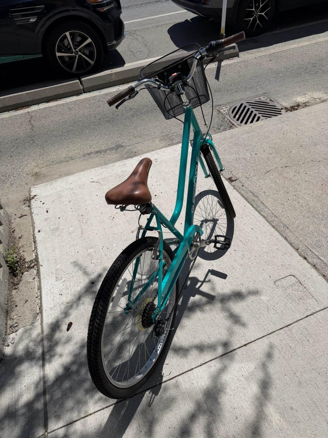 Teal Supercycle Bicycle with Basket