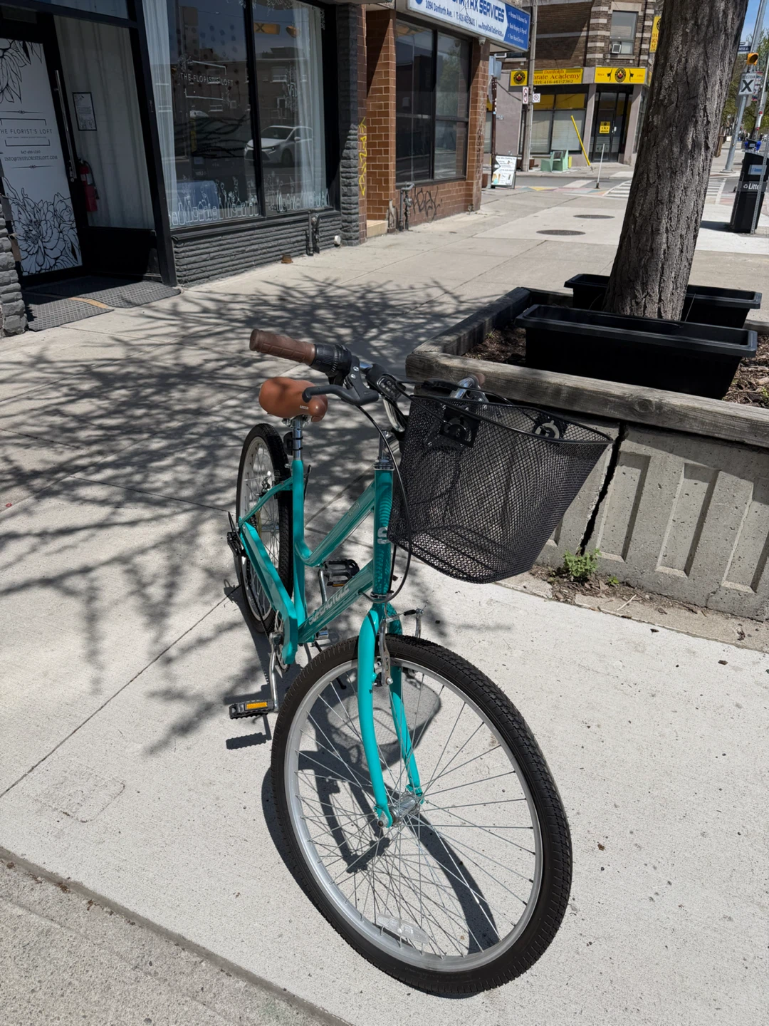 Teal Supercycle Bicycle with Basket - photo 3
