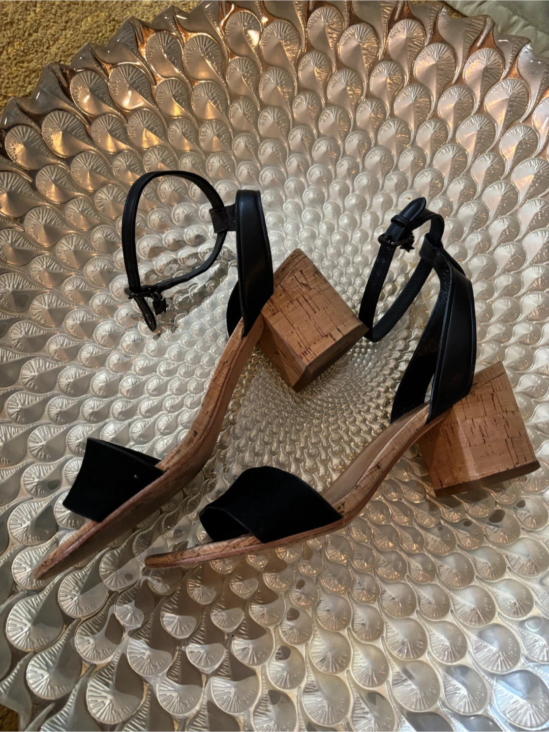 COACH Thompson Suede/Mat Calf Sandals