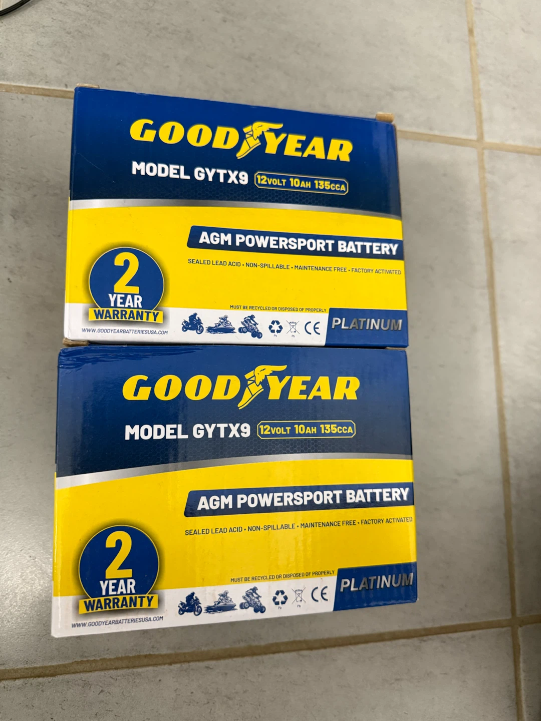 Goodyear GYT-X9 Powersport Battery