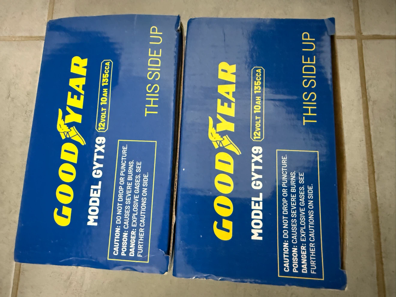 Goodyear GYT-X9 Powersport Battery - photo 3