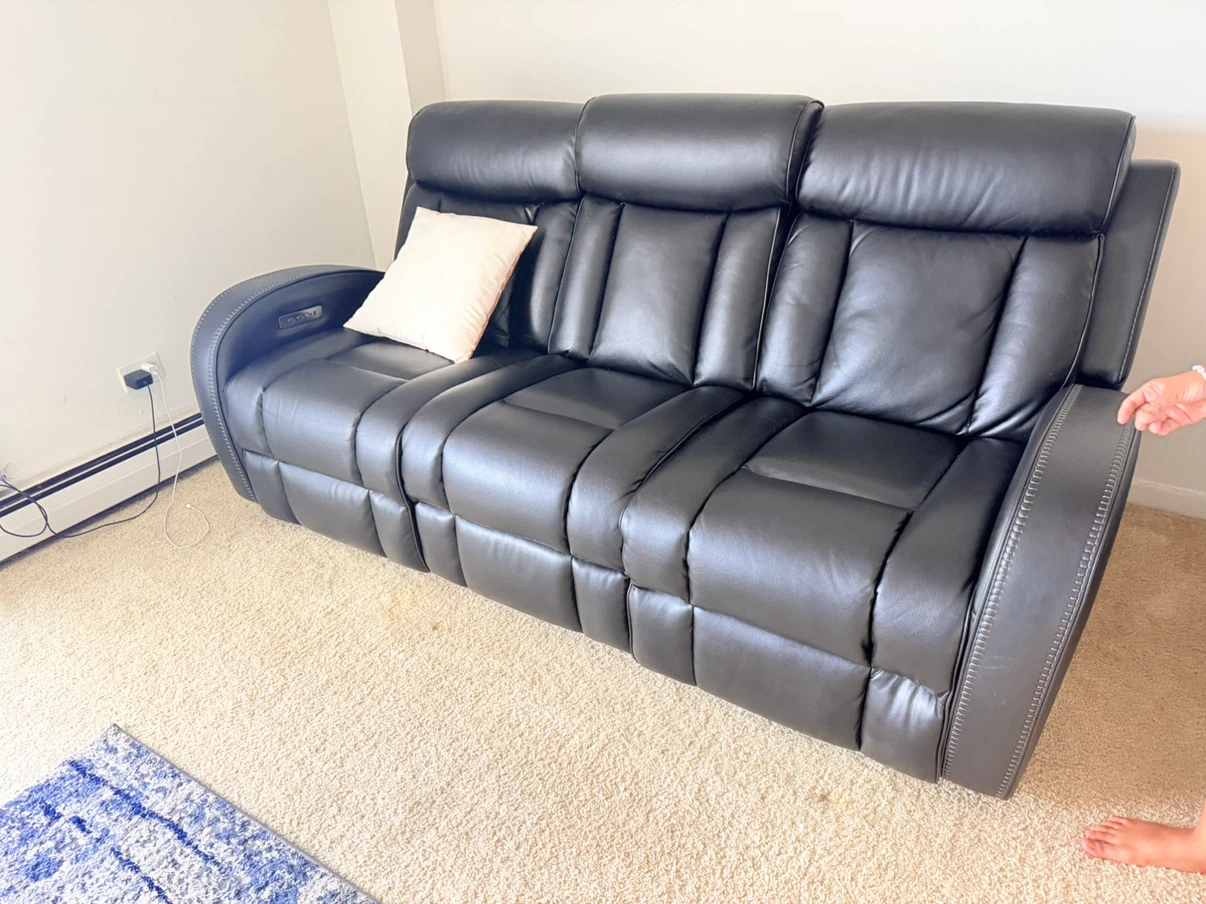 Recliner sofa 3 seater - photo 3