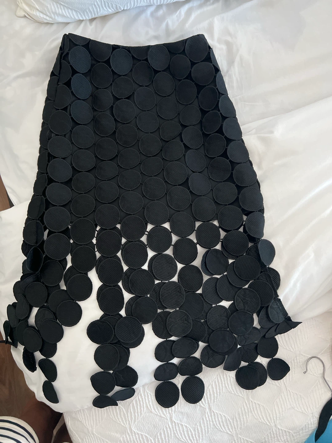 Commense Black Multi Circle Double Layered Skirt - photo 2
