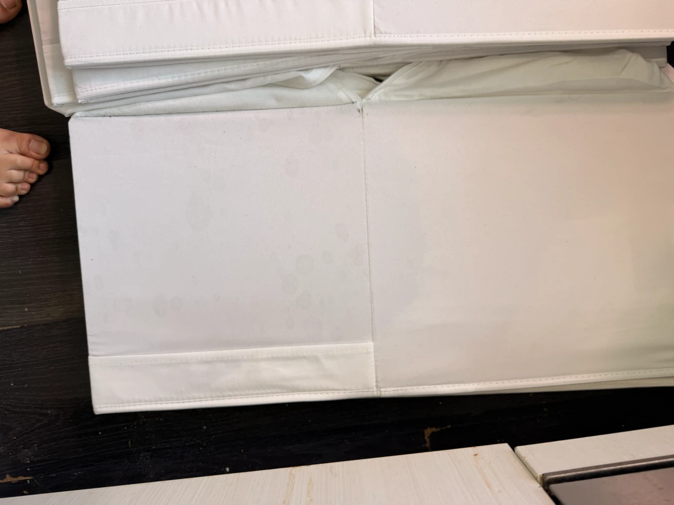 White Fabric Storage Cubes DRONA KALLAX - photo 4