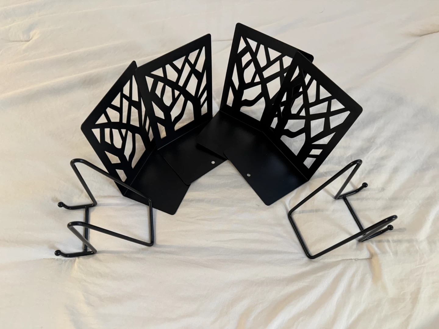 Metal Decorative Bookends and Bookstands