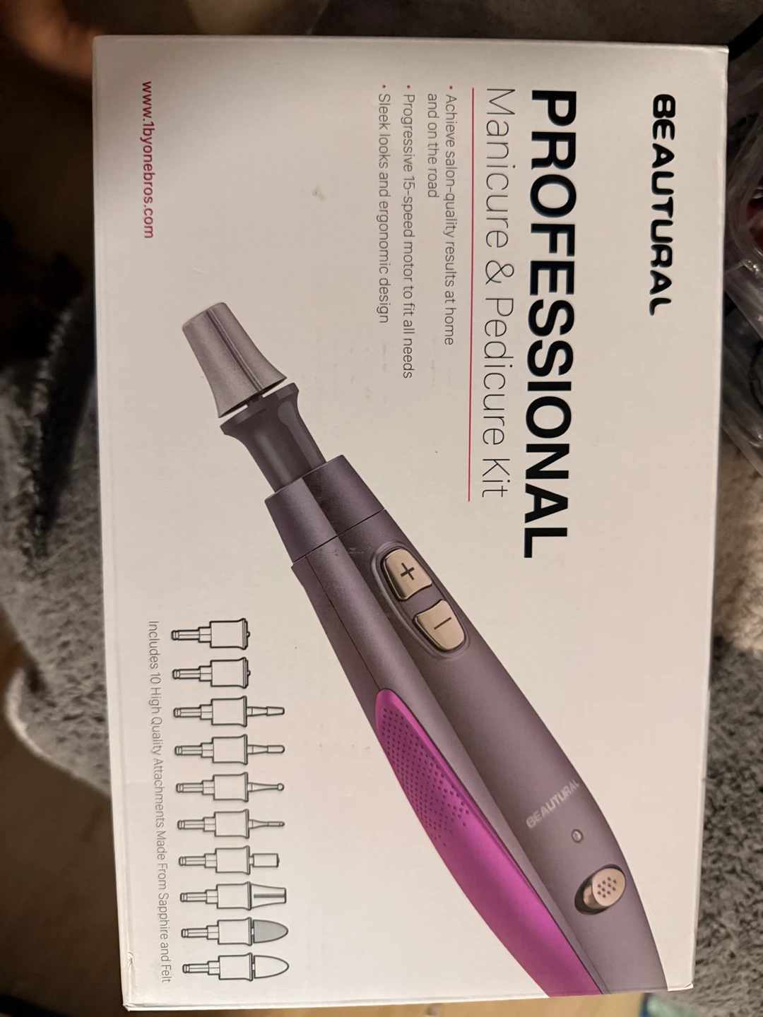 BEAUTTURAL Professional Manicure & Pedicure Kit
