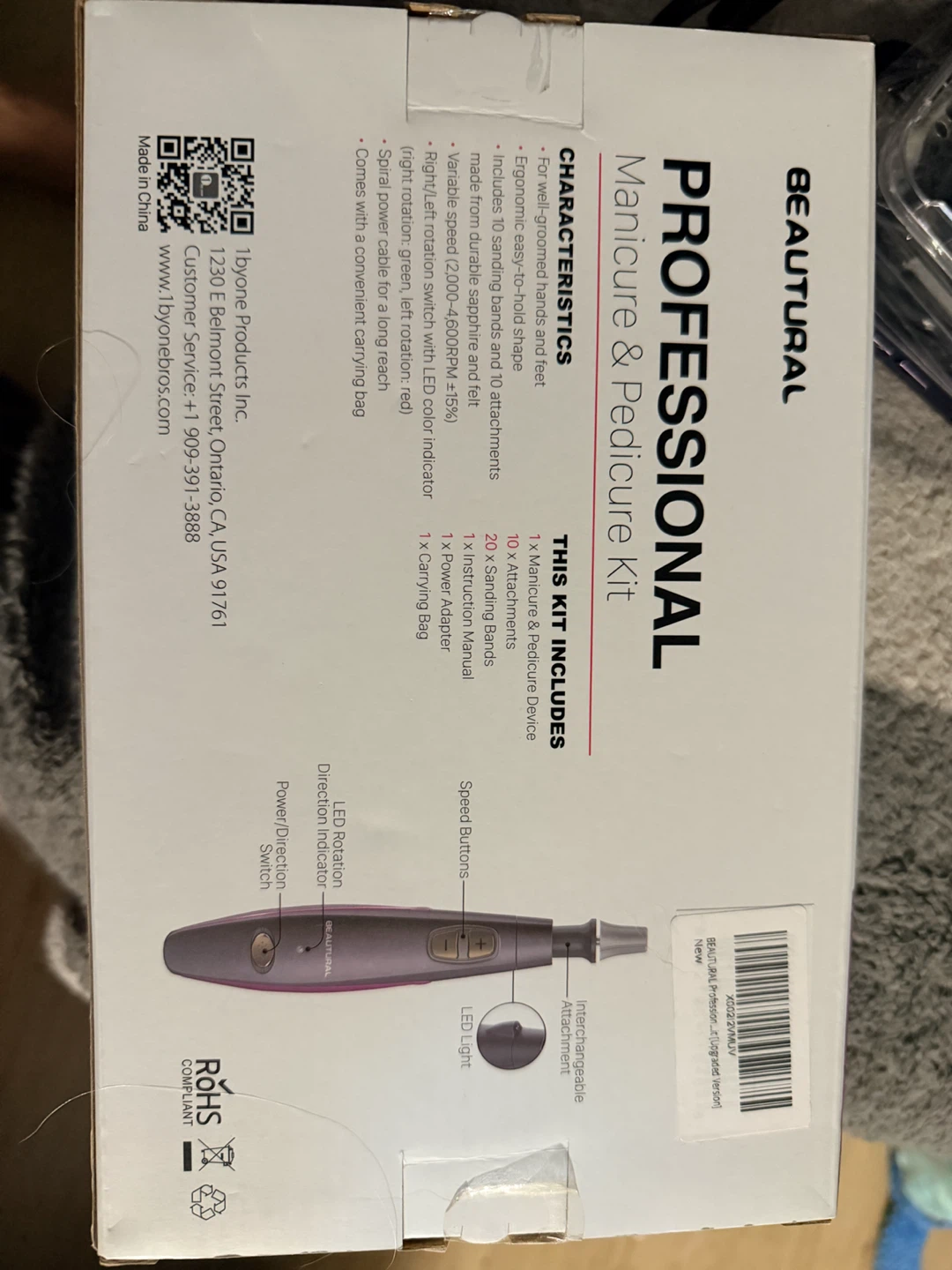 BEAUTTURAL Professional Manicure & Pedicure Kit - photo 3
