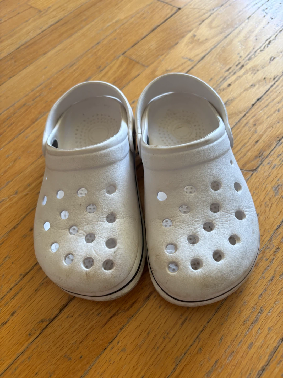White Kawaii Clogs