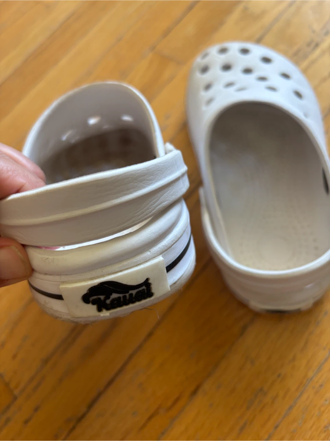 White Kawaii Clogs - photo 2