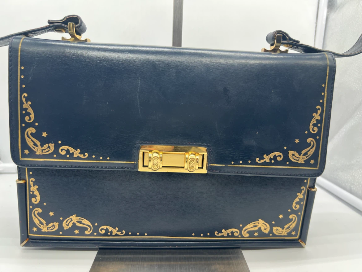 Unique Vintage Made in Italy School of Leather Bag - photo 2