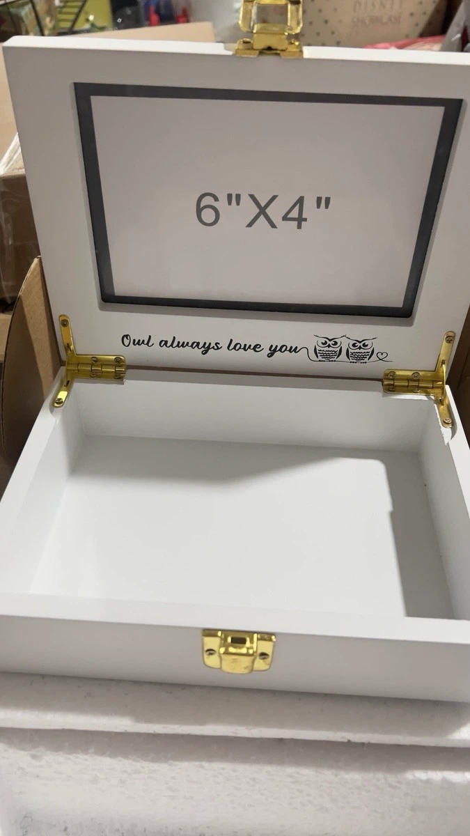 Nowizen 50th Wedding Anniversary Keepsake Box w/ 4x6 Photo Frame - photo 5