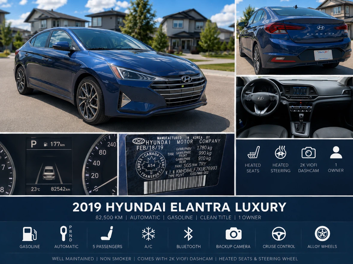 2019 Hyundai Elantra Luxury