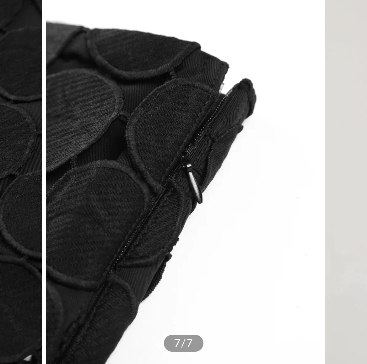 Commense Laser Cut Multi Circle Skirt Black - photo 4