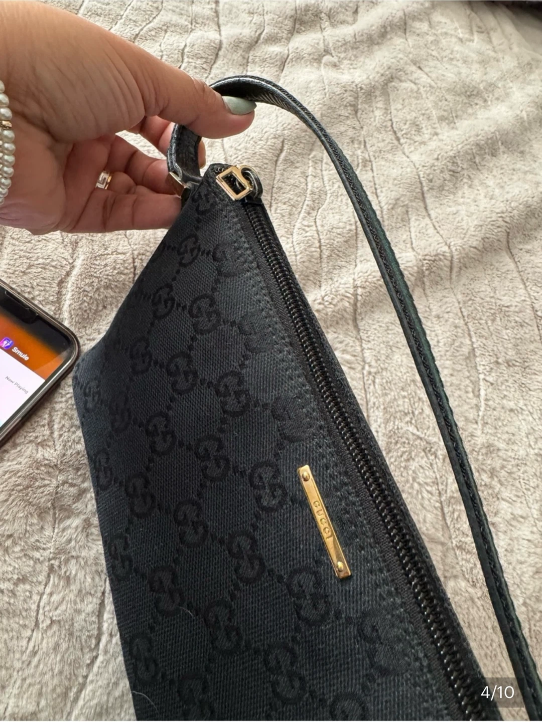 Gucci Boat Monogram Shoulder / hand Bag - photo 3