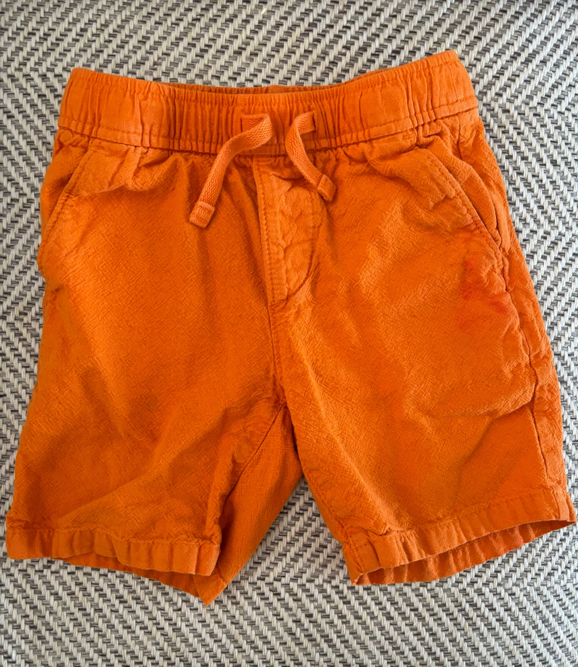 Baby Gap Orange Textured Shorts Size 6