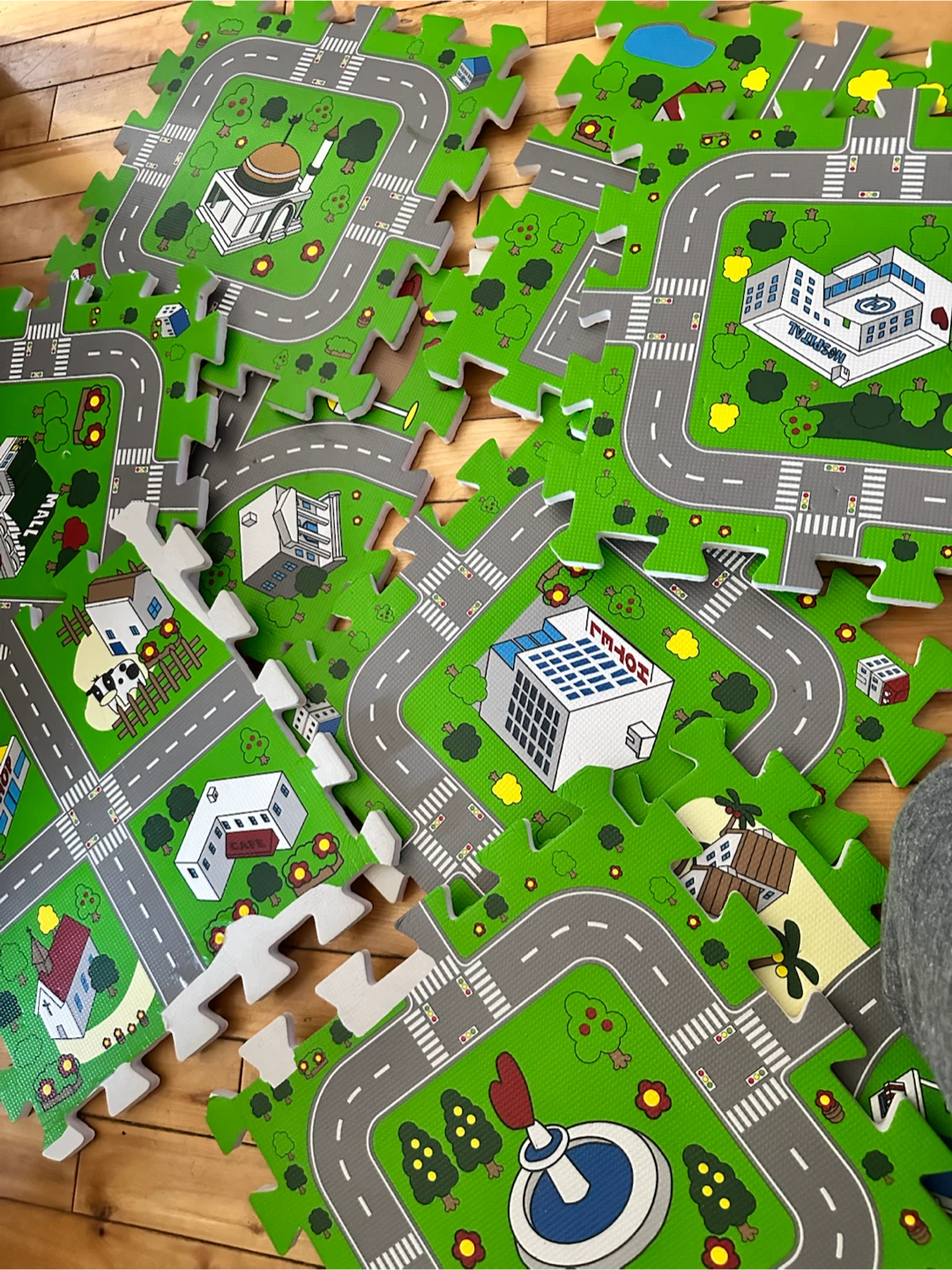 Playmat Kids City Town Road Building Puzzle Foam Mats