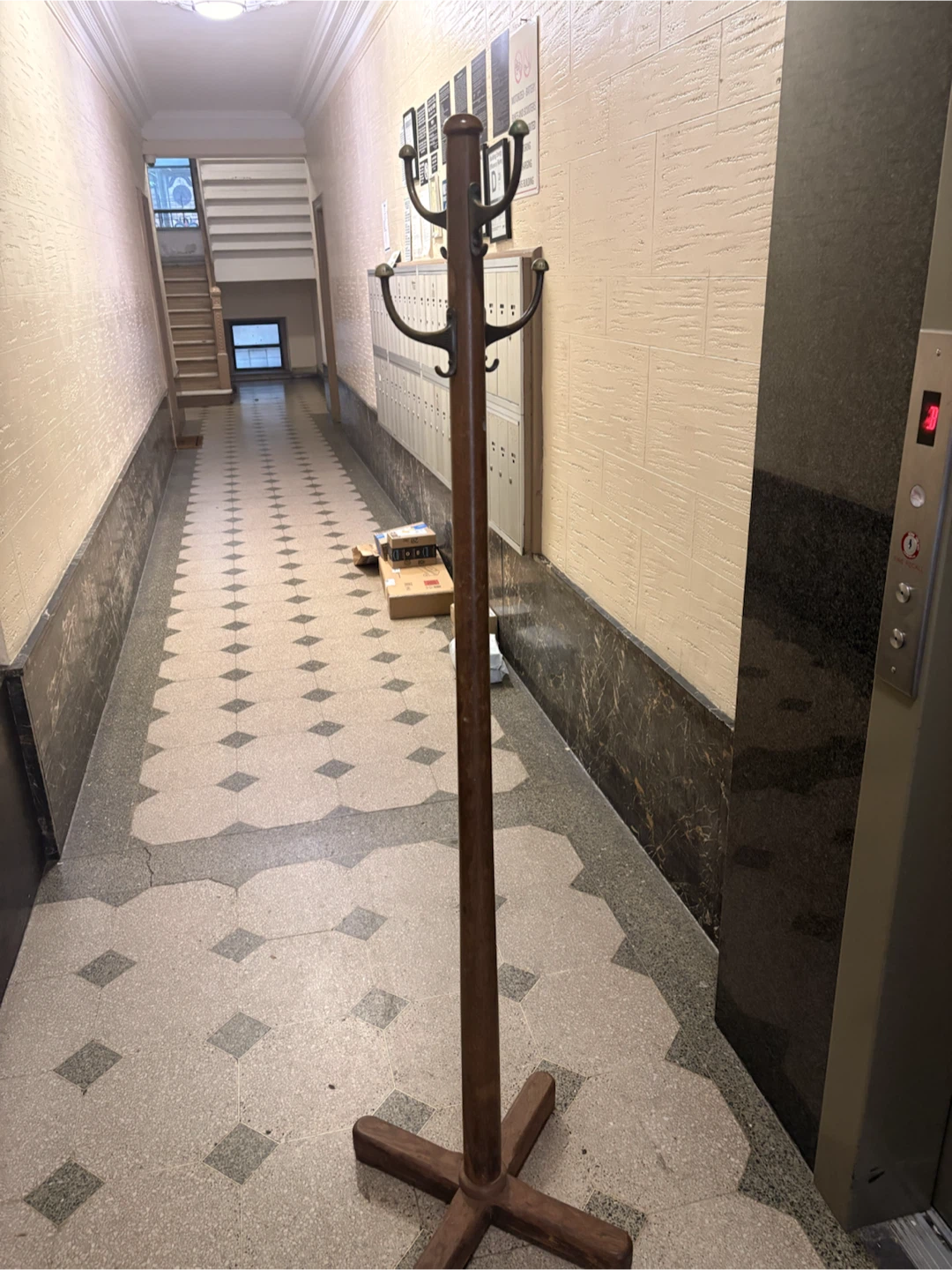 Vintage style coat hanger