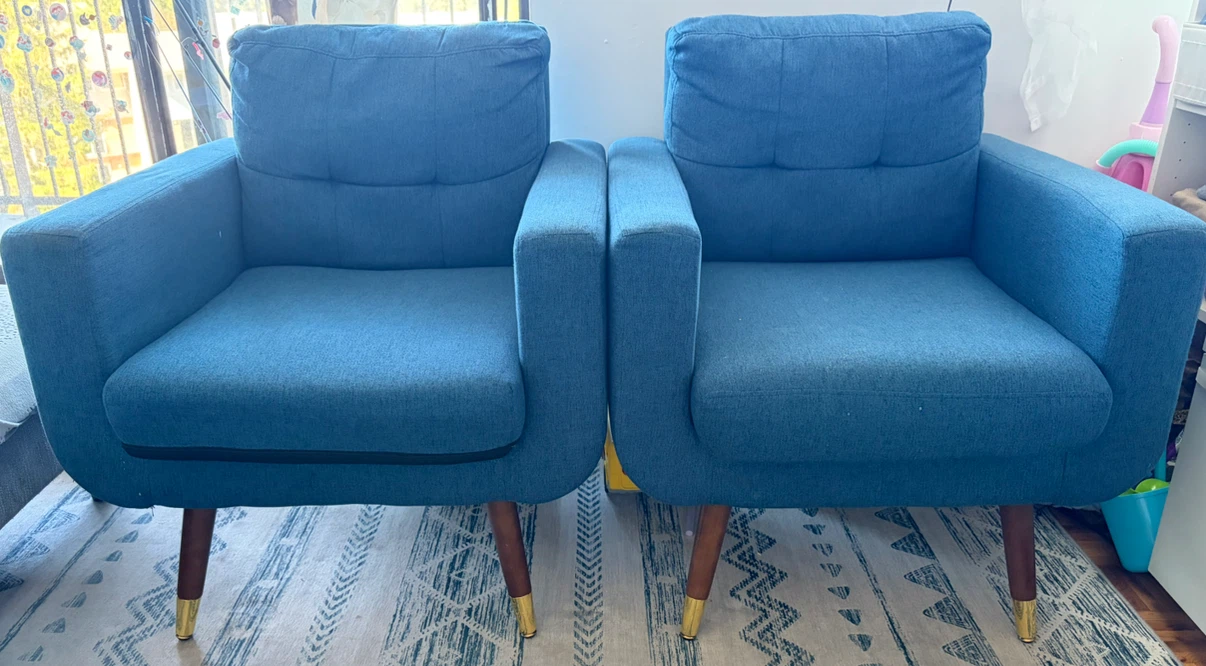 Armchair / Accent Chair - Navy Blue