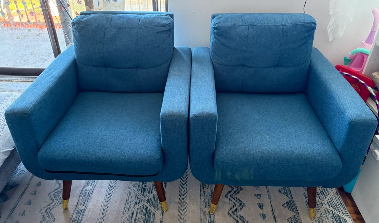 Armchair / Accent Chair - Navy Blue - photo 2
