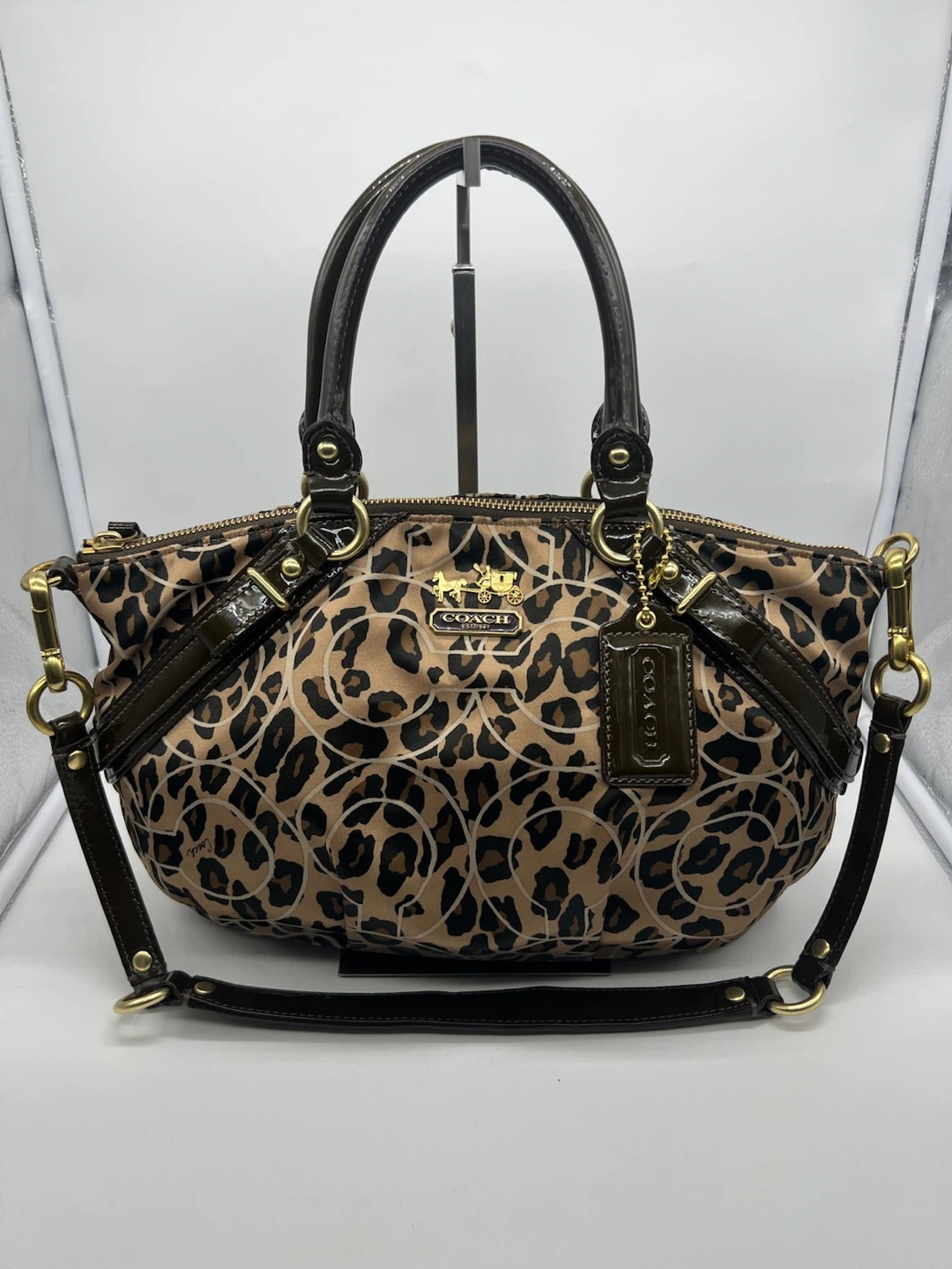 Coach Y2K Madison Ocelot Leopard Print Bag