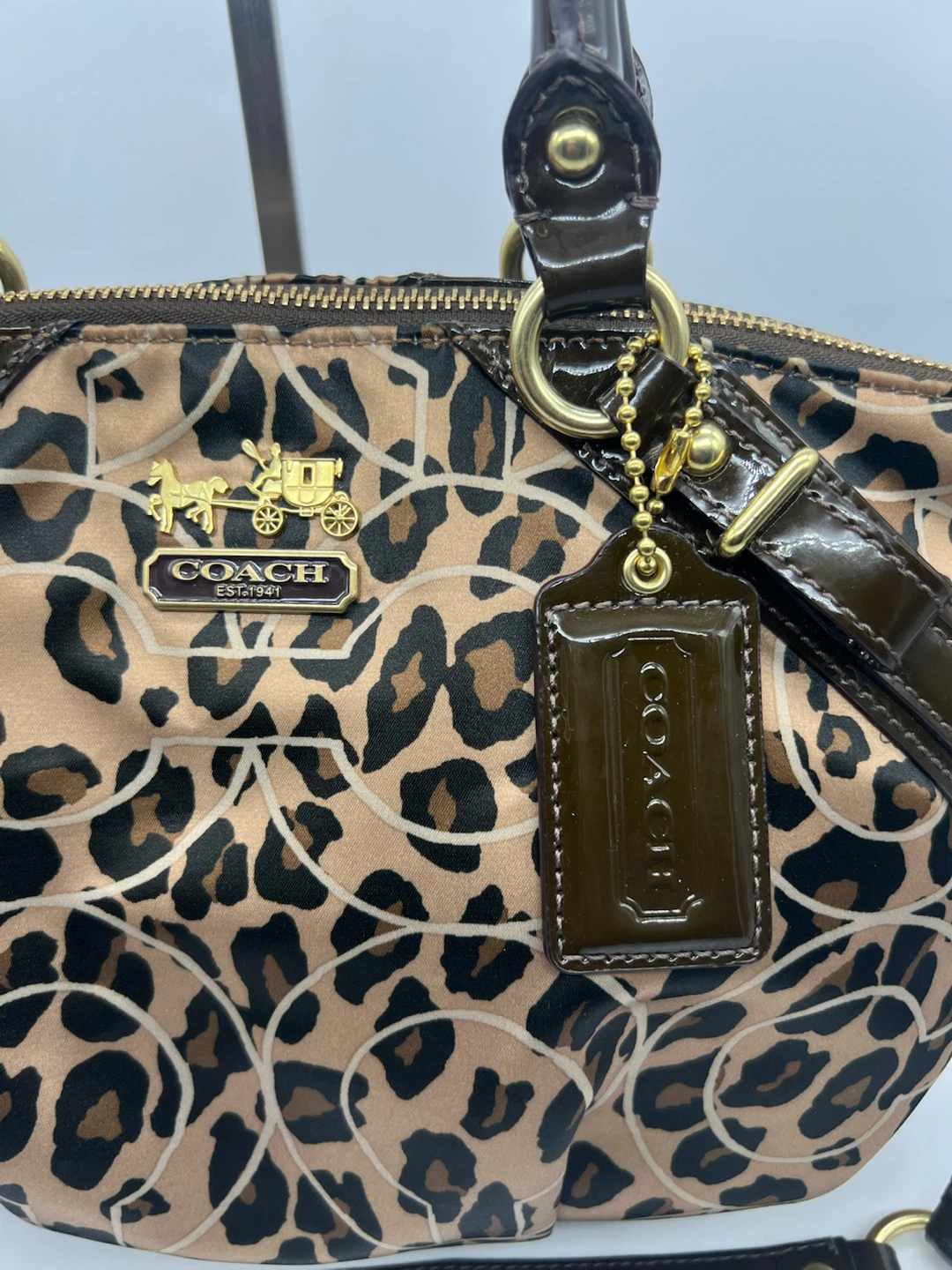 Coach Y2K Madison Ocelot Leopard Print Bag - photo 2