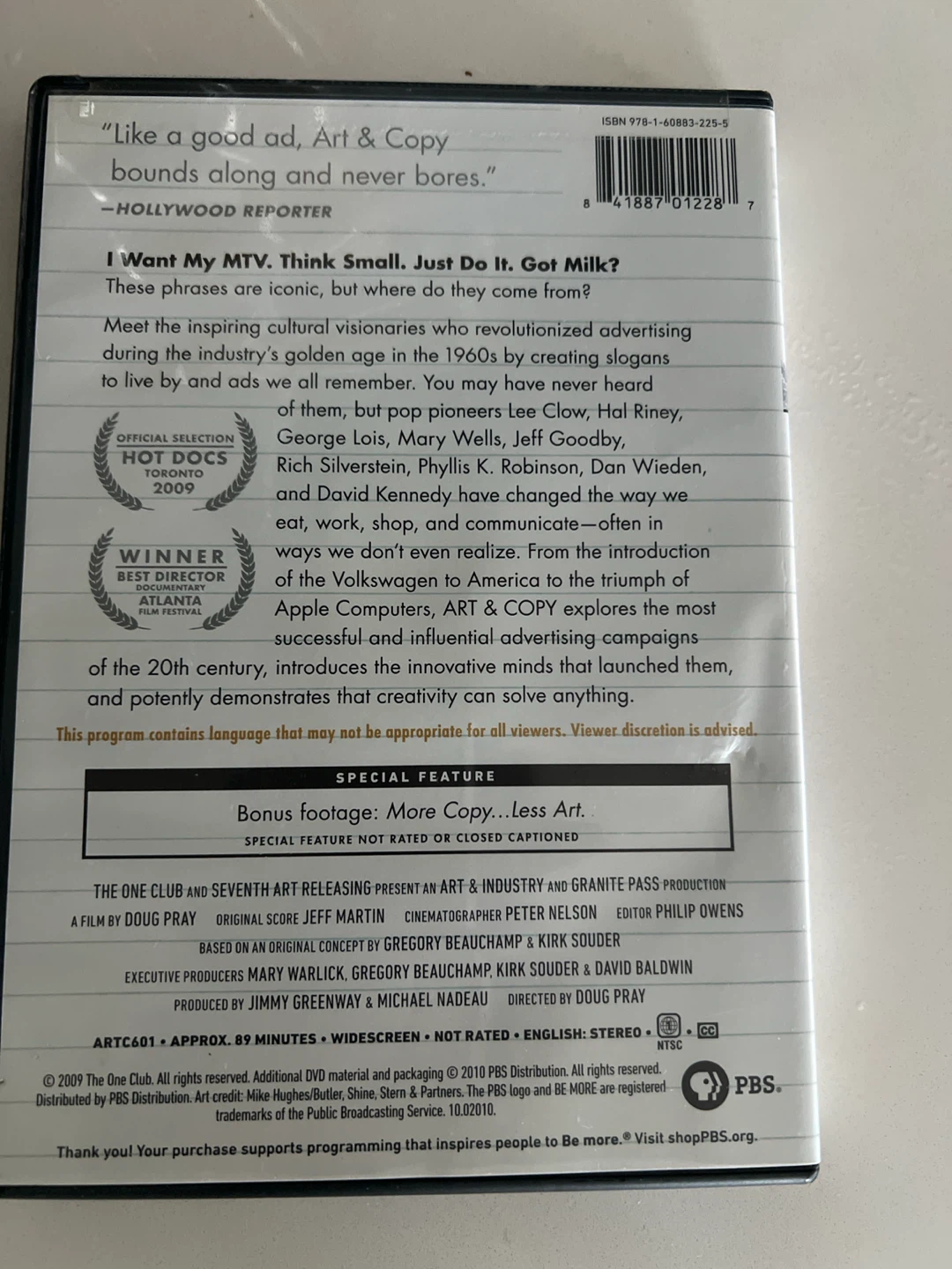 Art & Copy DVD - Inside Advertising's Creative Revolution - photo 2
