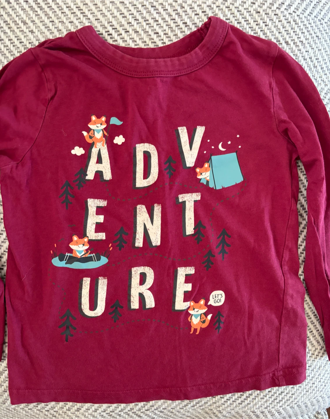 Joe Fresh Toddler Long Sleeve Adventure Shirt Size 5