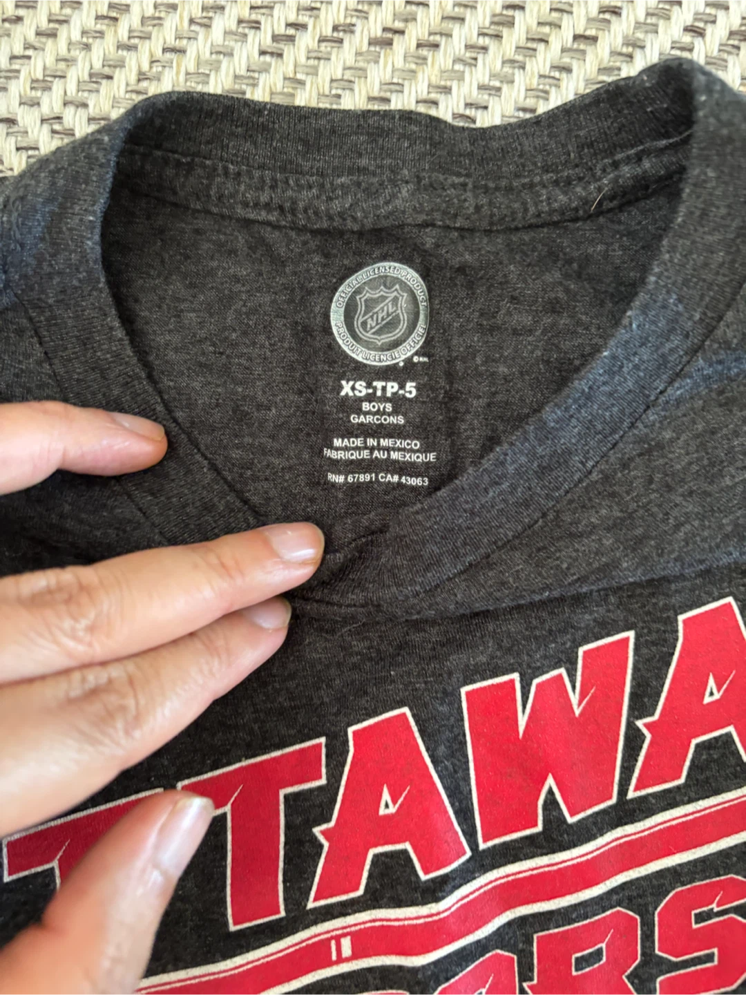 Ottawa Senators Boys XS Long Sleeve T-Shirt - photo 2