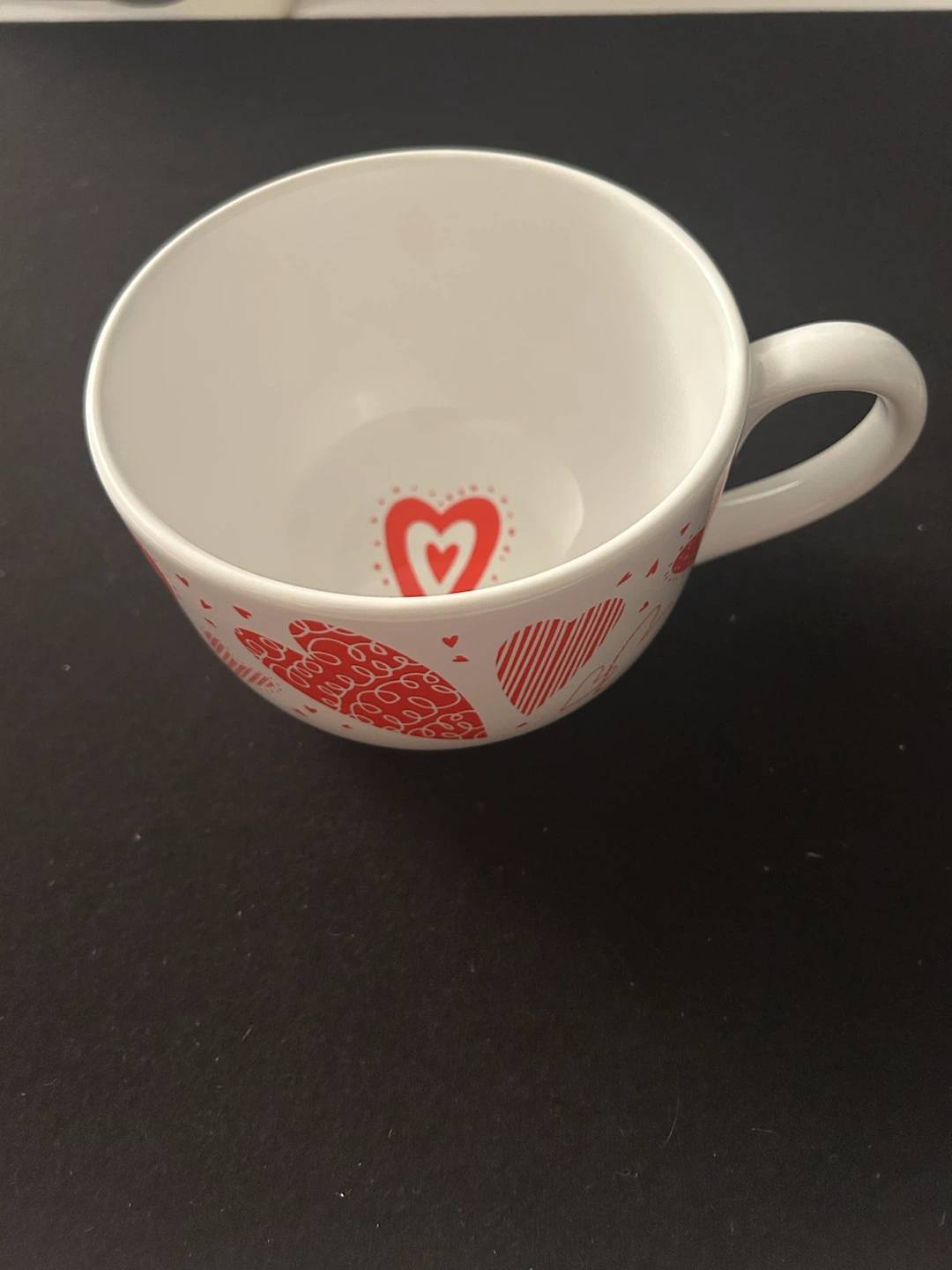 Valentine Heart(s) Large Soup or Coffee Mug Brand New - photo 2