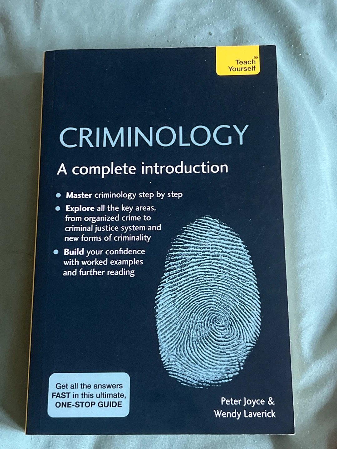 Teach Yourself Criminology: A Complete Introduction Book