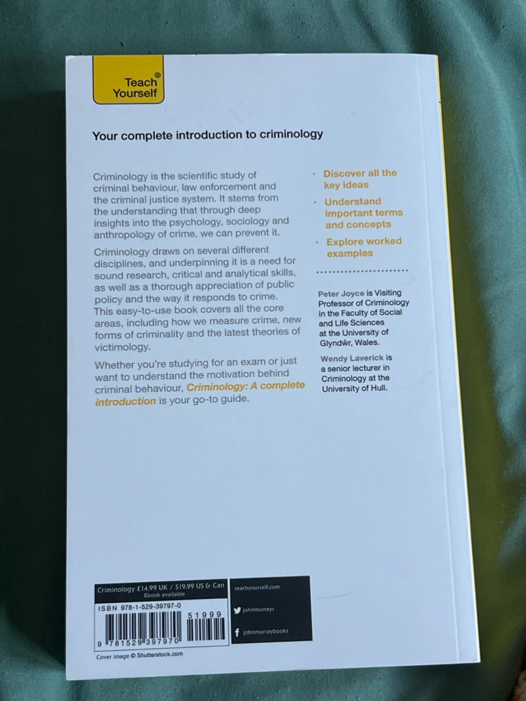 Teach Yourself Criminology: A Complete Introduction Book - photo 2