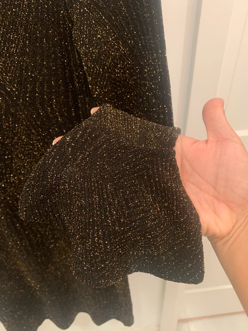 🌹 Michael Kors Black Glitter Dress XS/XP ❤️ - photo 3