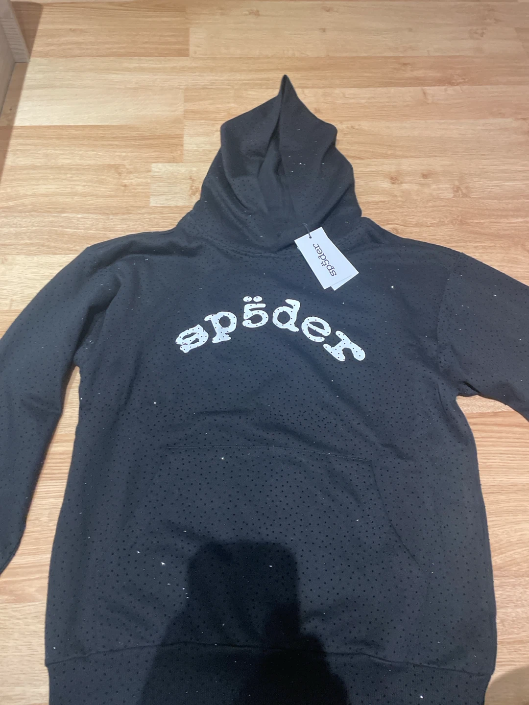 SP5DER Black Hoodie Size S - photo 3