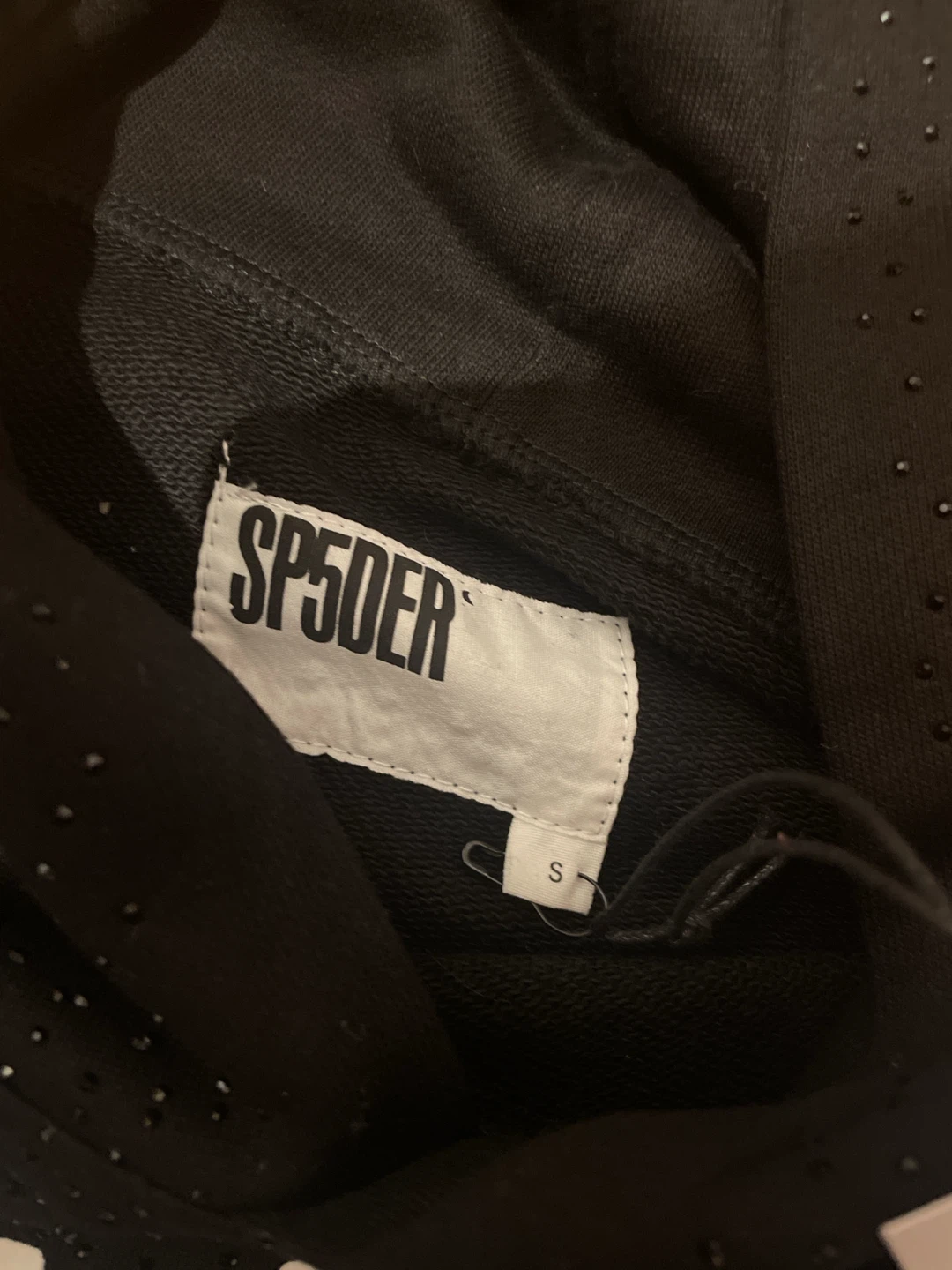 SP5DER Black Hoodie Size S - photo 4