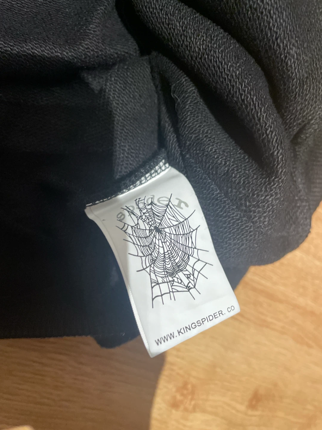 SP5DER Black Hoodie Size S - photo 5