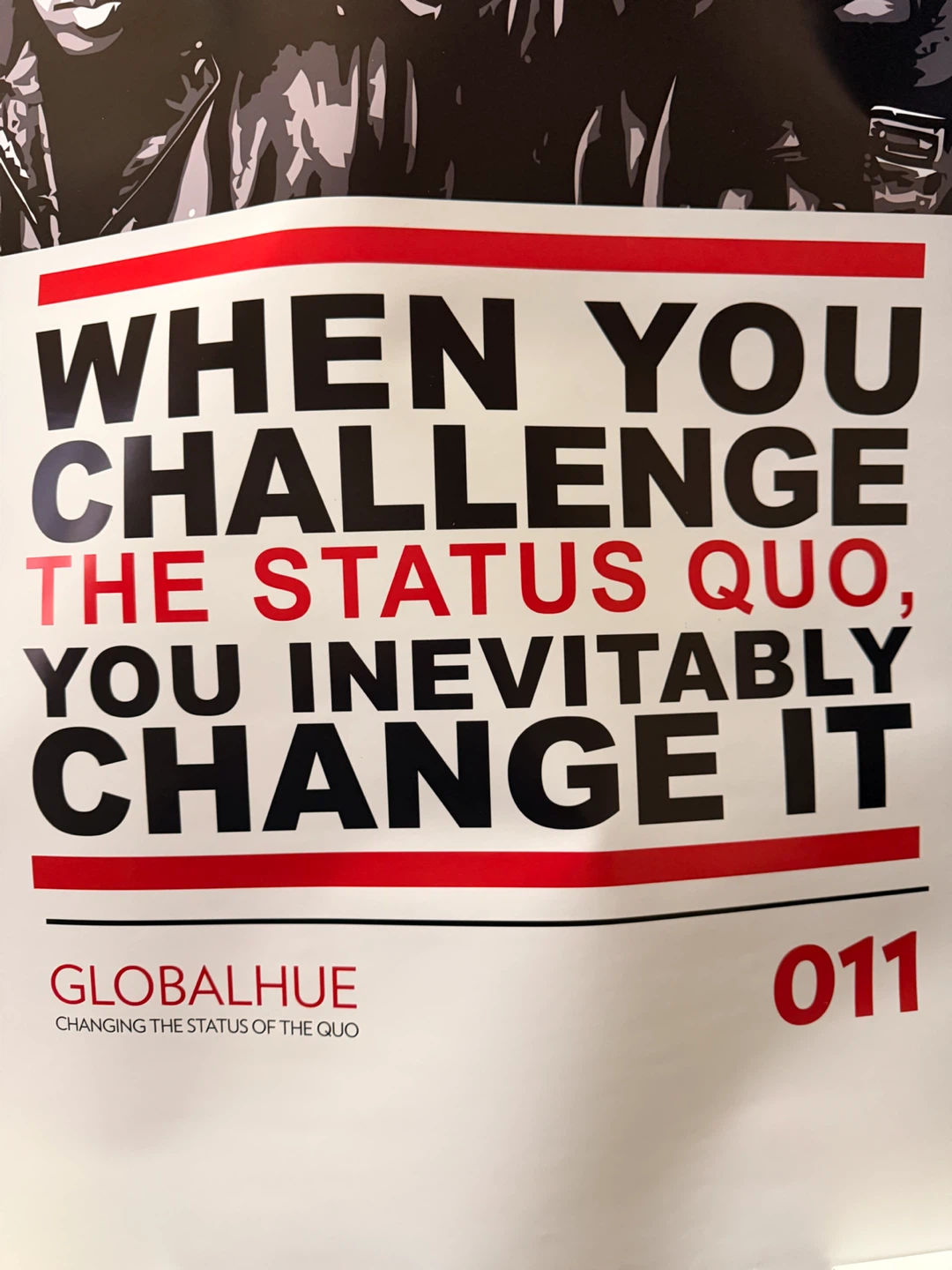 RUN-DMC/GLOBALHUE "The Status Quo" Poster 011 (NEW OLD STOCK) - photo 5